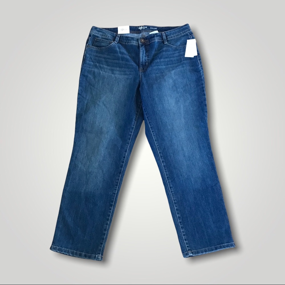 Style & Co Woman Slim Leg High Rise Tummy Control Faith 14WP